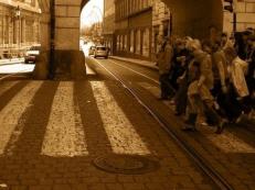 La route touristique, le Pont Charles, Prague