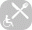 Restaurant accessible aux handicapés : Restaurant accessible aux handicapés dans le bâtiment.