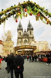 Marché de Pâques à Prague